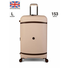 Чемодан IT Luggage, 153 л, размер XL, кремовый