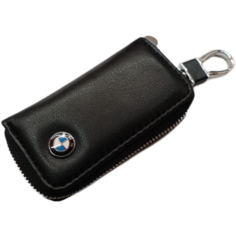 Ключница, матовая фактура, BMW, черная Wash Podarok
