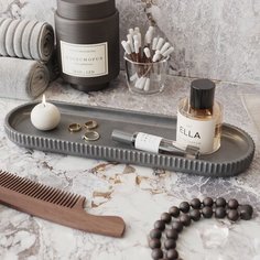 Подставка для украшений MUSKO, 11х2.4х36 см, , черный