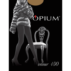 Колготки Opium серые из микрофибры 150 den, 150 den, размер 5, grafite