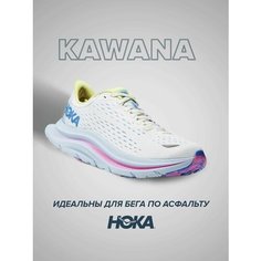 Кроссовки HOKA, полнота B (US)/ на среднюю стопу, размер US8.5B/UK7/EU40 2/3/JPN25.5, бело-голубой