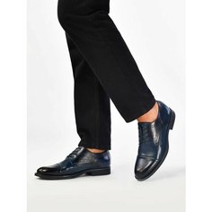 Полуботинки Belwest мужские зимние из натуральной кожи, размер 40, темно-синий