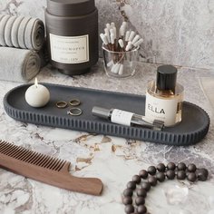 Подставка для украшений MUSKO, 11х2.4х36 см, , черный