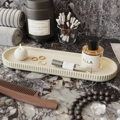 Подставка для украшений MUSKO, 11х2.4х36 см, , бежевый