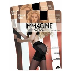 Колготки Immagine Tone Up, 40 den, 2 шт., размер 2, nero