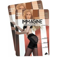 Колготки Immagine Tone Up, 40 den, 2 шт., размер 2, bronzo