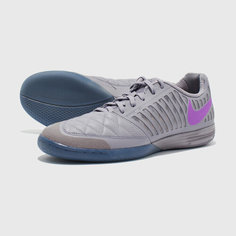 Футзалки NIKE, размер 12.5 US, серый