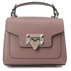 Сумка сэтчел divas bag, фактура гладкая, розовый/фиолетовый