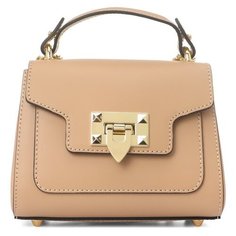 Сумка сэтчел divas bag, фактура гладкая, бежевый