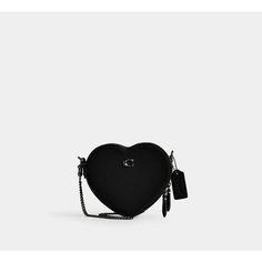 Сумка кросс-боди Coach, фактура зернистая, black