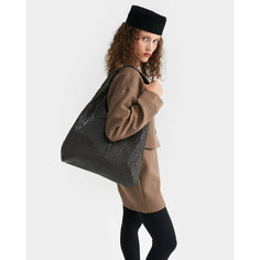 Сумка шоппер ARNY PRAHT, фактура под рептилию, серый