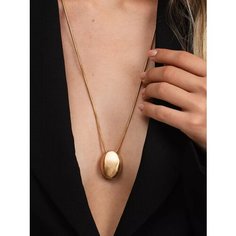 Колье Elletri, длина 37 см, золотистый