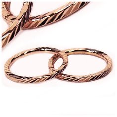 Серьги конго The Jeweller, красное золото, 585 проба, размер 10 мм, , золотистый
