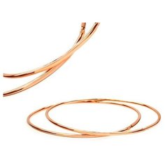 Серьги конго The Jeweller, красное золото, 585 проба, размер 45 мм, , золотистый