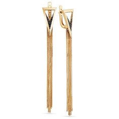 Серьги Master Brilliant, белое золото, 585 проба, бриллиант, , серебристый