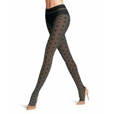 Колготки Falke Dot, 25 den, размер 0, черный