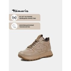 Кроссовки Tamaris, полнота F (EU)/ на среднюю стопу, размер 38, бежевый