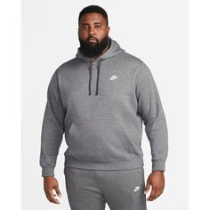 Худи спортивное NIKE Sportswear Club, размер 2XL, , темно-серый/белый
