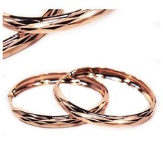 Серьги конго The Jeweller, красное золото, 585 проба, размер 23 мм