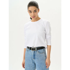 Лонгслив Uzcotton, размер 38-40\XXS, , бeлый