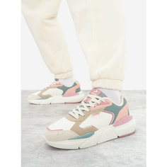 Кроссовки Demix SPRINTER VERSE 2 PRM, размер 36.5, бежевый/зеленый