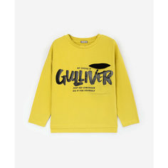 Лонгслив Gulliver, размер 110, горчичный