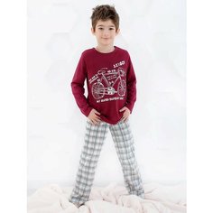 Пижама RICH LINE, размер 98, красный