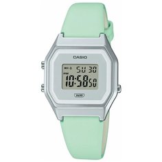 Наручные часы CASIO Vintage, серебристый/мятный