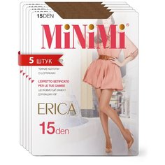 Колготки MiNiMi Erica, 15 den, 5 шт., размер 4, daino