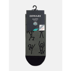 Носки Diwari HAPPY, размер 27(42-43), хаки