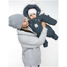 Комбинезон MaLeK BaBy Трансформер, размер 80, , темно-синий