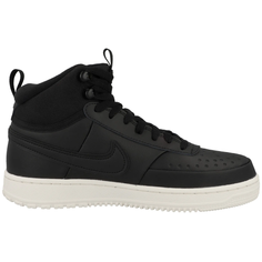 Кроссовки NIKE Court Vision Mid, полнота F (EU)/ на среднюю стопу, размер 8US, черный