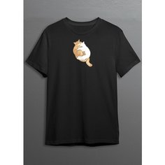 Футболка Котики, размер XXL, черный Cherry Pie