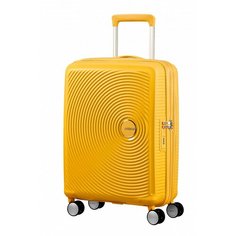 Чемодан American Tourister, 41 л, размер S, желтый