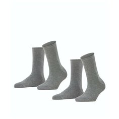 Носки Falke, комплект, 2 пары, размер 35-38, Серый (3390)