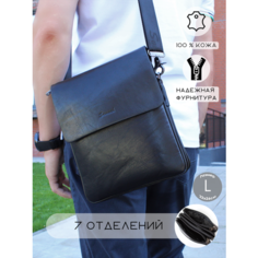 Сумка планшет , черный Bags Leather