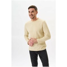 Лонгслив Uzcotton Premium, размер 44-46\S, , бежевый