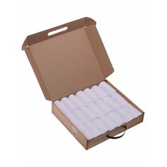Носки RuSocks, комплект, 21 пара, размер 25, белый