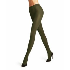 Колготки Falke Pure Matt, 50 den, размер 1, коричневый, зеленый