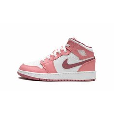 Кроссовки NIKE Air Jordan 1 Mid, размер 6.5 US, розовый
