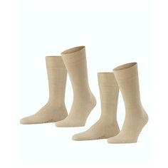 Носки Falke, комплект, 2 пары, размер 39-42, бежевый (4320)