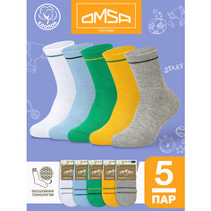 Носки OMSA KIDS 5 пар, размер 31/34, , мультиколор