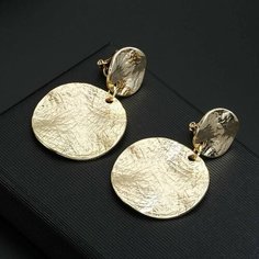 Серьги клипсы Dolce far niente, золотой