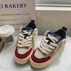Кеды Smile, полнота F (EU)/ на среднюю стопу, размер 36, бежевый Sneakz