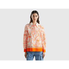 Рубашка UNITED COLORS OF BENETTON, размер S, мультиколор B