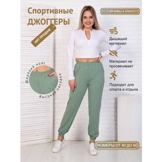 Брюки спортивные Промдизайн, размер 60, оливковый