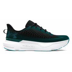 Кроссовки Under Armour Infinite Pro, размер 9,5 US, зеленый, черный