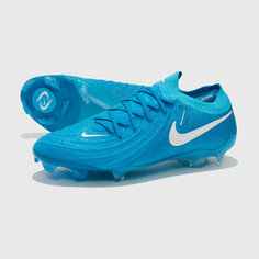 Бутсы NIKE, размер 12 US, голубой