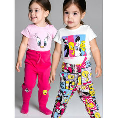 Брюки playToday, размер 74, голубой