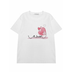 Футболка to be too, размер 104, белый